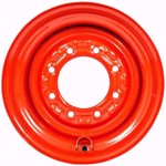 12x16.5 Skid Steer Wheel/Rim 16.5x9.75 - Bobcat Orange