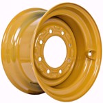 10x16.5 Skid Steer Wheels/Rims 16.5x8.25 - CAT Yellow