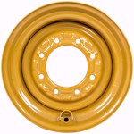 12x16.5 Skid Steer Wheel/Rim 16.5x9.75 - CAT Yellow