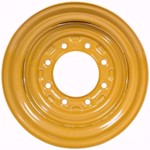 12x16.5 Skid Steer Wheel/Rim 16.5x9.75 - CAT Yellow