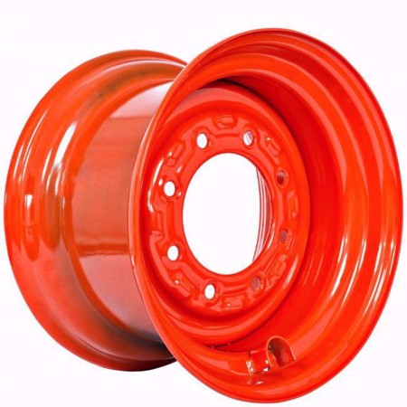 10x16.5 Skid Steer Wheels/Rims 16.5x8.25 - Bobcat Orange