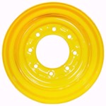 10x16.5 Skid Steer Wheels/Rims 16.5x8.25 - New Holland Yellow