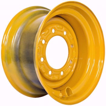 12x16.5 Skid Steer Wheel/Rim 16.5x9.75 - John Deere Yellow