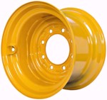 14-17.5 Skid Steer Wheel/Rim 17.5x10.5 - Glossy Black