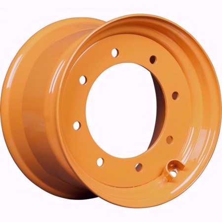 4x4 Case 4WD Backhoe Front Wheel/Rim fits 12-16.5 - Case Tan