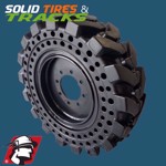 Mclaren NuAir Solid Skid Steer Tires 36x12-20 / 14-17.5