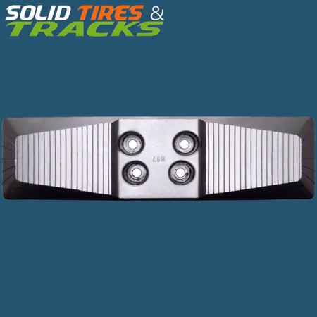 16" 400mm Chain-On Rubber Pad - Heavy Duty