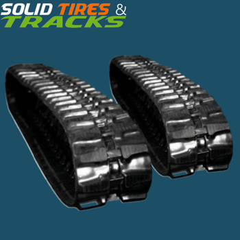 180X72X34 Excavator Rubber Tracks- Staggered Block Pattern