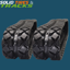 320x86x49 CTL Rubber Track-Turf Pattern