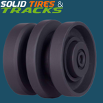 Bobcat Bottom Roller 6732901/6689371 Bolt Type