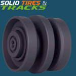Bobcat Skid Steer Bottom Roller 6732901 Nut Type