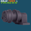 Hitachi Excavator Carrier Roller for Rubber Track TH110962/9062403