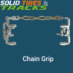 400/450mm/18" 38mm/1.5 ChainGrip for Excavator Steel and Rubber Tracks