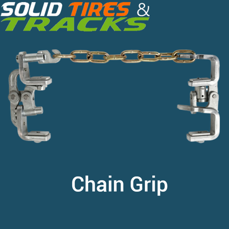 400/450mm/18" 38mm/1.5 ChainGrip for Excavator Steel and Rubber Tracks