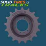 Bobcat T250, T300 Sprocket 6715821- Heavy Duty 6 Bolt Holes, 17 Teeth