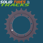 Bobcat X325 Rubber Track Sprocket 6811940/ 6814137