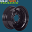 27x10.50-15 Skid Steer Wheel/Rim 8x15 - Glossy Black
