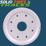 14" Solid Front & Rear Idler Wheel